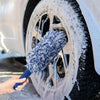 Super Plush Microfiber Wheel Cleaning Brush | Soft Bristles for Tire, Rim & Hub | Scratch-Free Detailing & Car Wash Tool