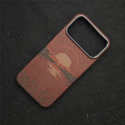 Real Kevlar Aramid Carbon Fiber Ultra thin Protective Case For iPhone 17/16 Pro Max Magsafe Magnetic Wireless Charging Cover