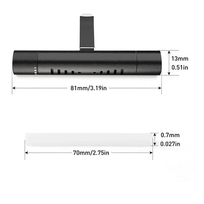 Car Vent Air Freshener Clip | Eliminates Odors with Long-Lasting Natural Scents | Auto Aroma Accessory