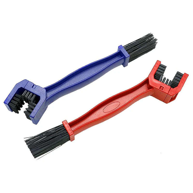 Motorcycle & Bicycle Chain Cleaning Brush | Plastic Gear & Sprocket Scrubber Tool | Easy Maintenance Kit for Bike Care