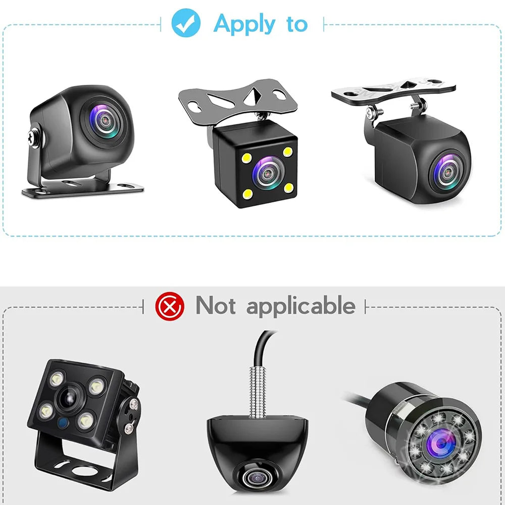 Universal Rear Camera Mounting Bracket | 8/4/2-Pack for Backup, Dash, Mirror Cam | Adjustable Holder for Car & Truck