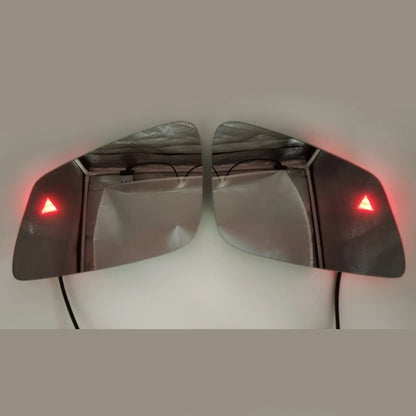 Universal Blind Spot Detection System (BSD) | LED Visual & Buzzer Alarm | Lane Change Assist with Rear Radar Sensors | Model H9EE