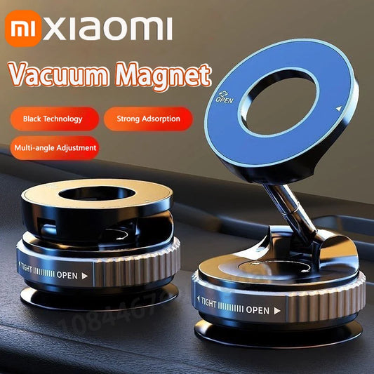 NEW Xiaomi Vacuum Suction Phone Holder | Powerful Magnet & 360° Swivel for Cars | Dashboard & Windshield Mount