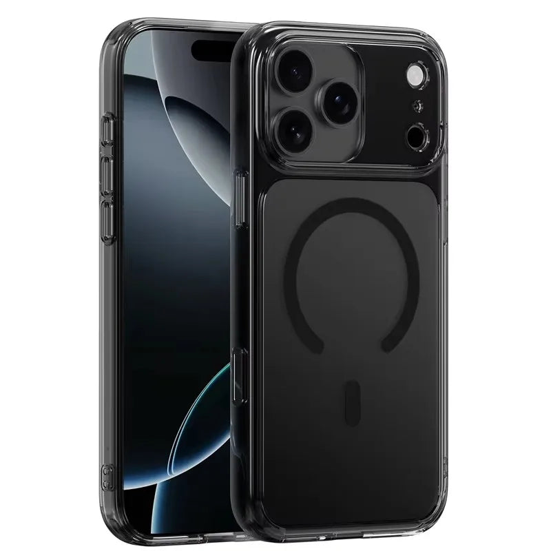 Matte Translucent Original Magsafe Case For iPhone 17 Pro Air 17Pro Max Active Camera Button Magnetic Wireless Charge Hard Cover