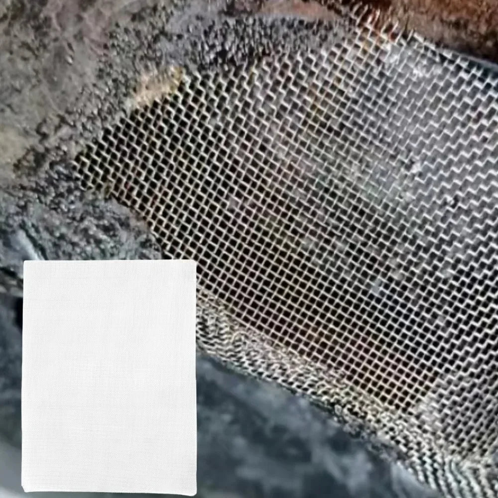 Stainless Steel Plastic Repair Mesh | Trimmable Bumper Patch for Holes & Cracks | Welding Wire Grid for Body Repair