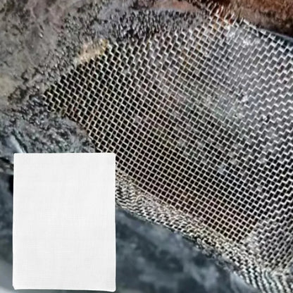 Stainless Steel Plastic Repair Mesh | Trimmable Bumper Patch for Holes & Cracks | Welding Wire Grid for Body Repair