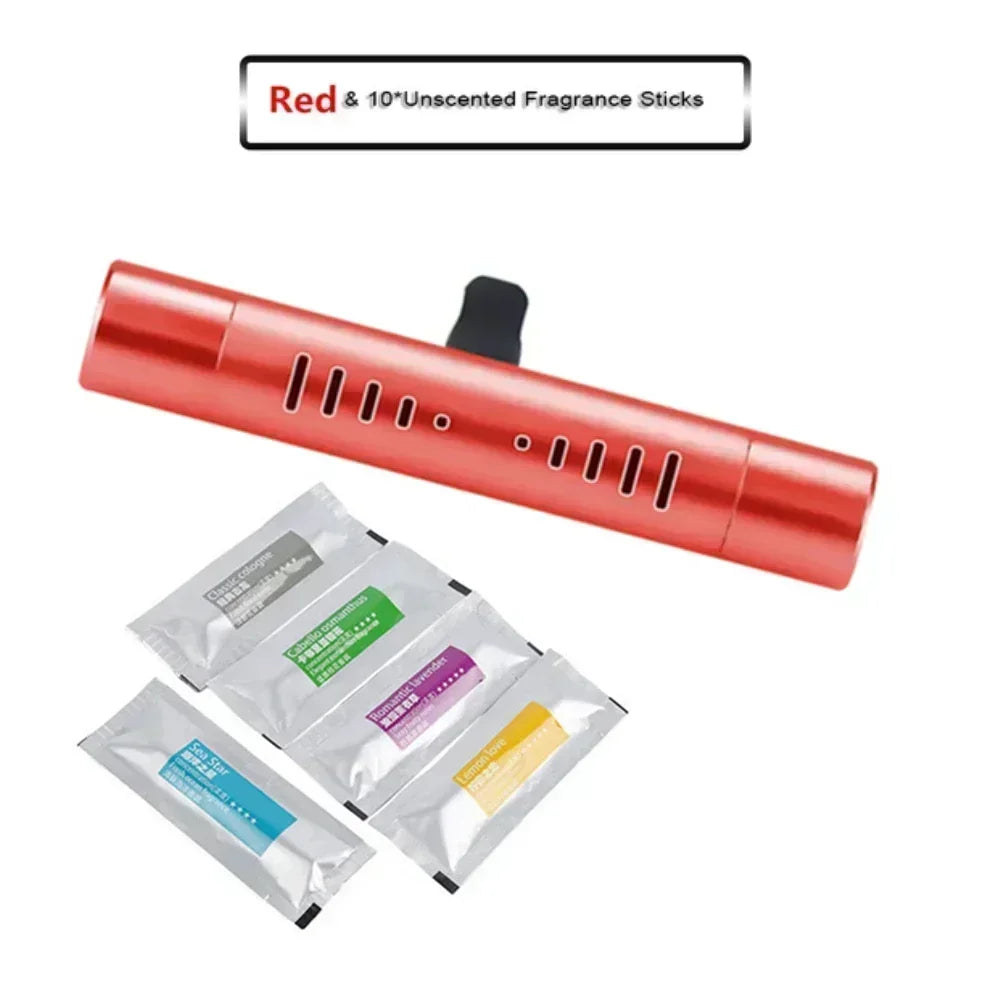 Car Vent Air Freshener Clip | Eliminates Odors with Long-Lasting Natural Scents | Auto Aroma Accessory