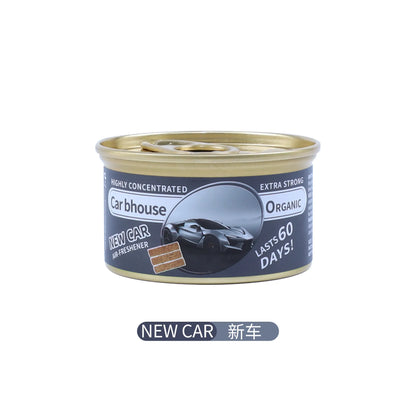 Wood & Coffee Scented Car Air Freshener | Long-Lasting Canned Perfume Block | Auto Aromatherapy & Deodorizer