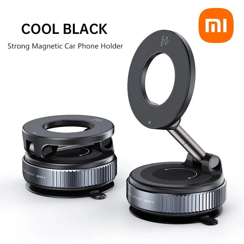 NEW Xiaomi Vacuum Suction Phone Holder | Powerful Magnet & 360° Swivel for Cars | Dashboard & Windshield Mount